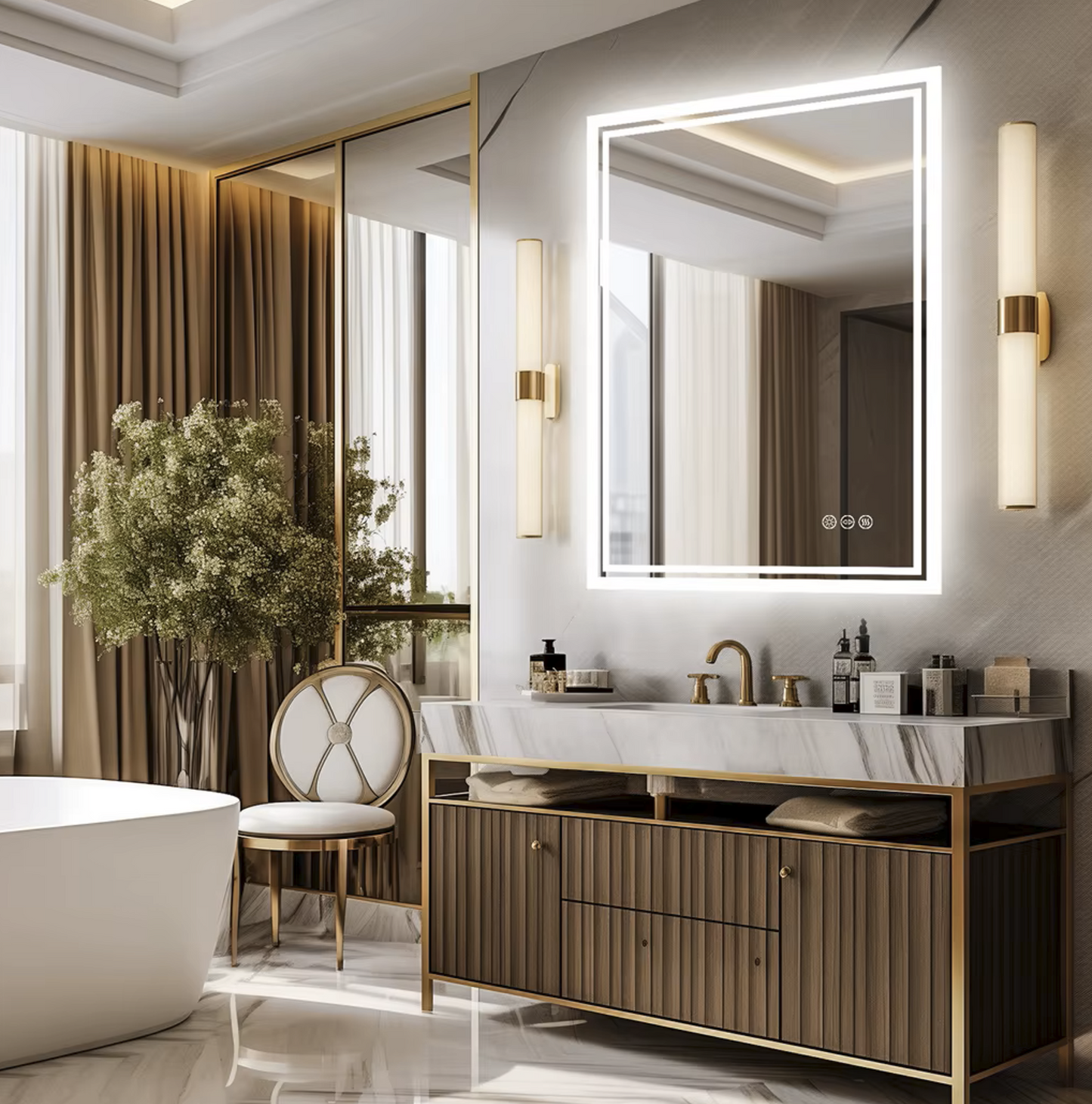 Obsidian LED Mirror
