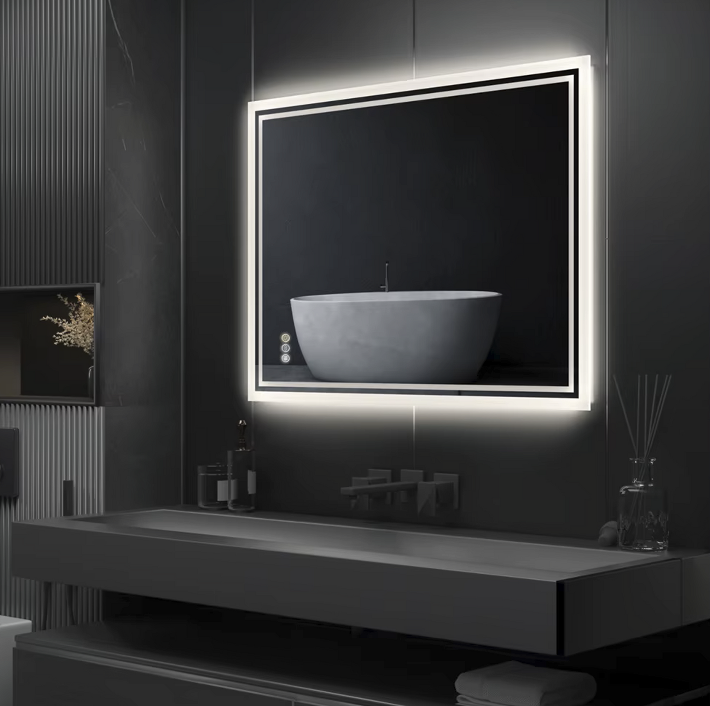 Obsidian LED Mirror