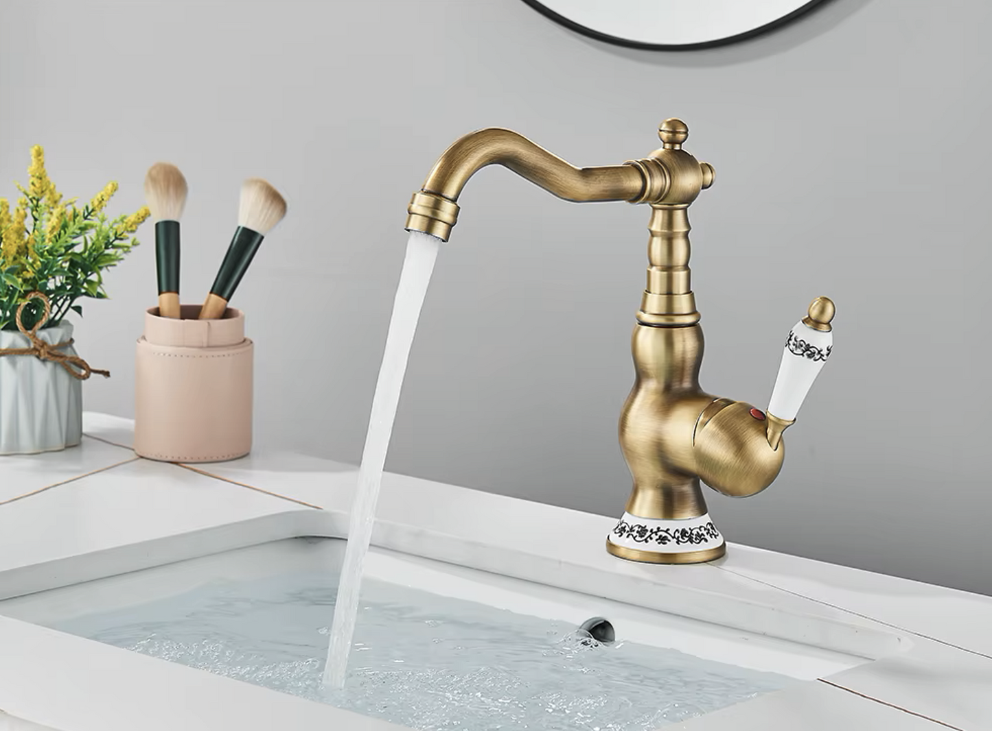 Opulence Antique Brass Faucet
