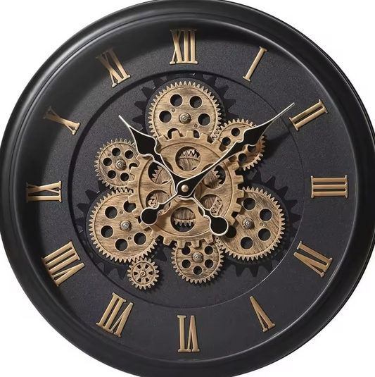 Obsidian Mechanical Clock